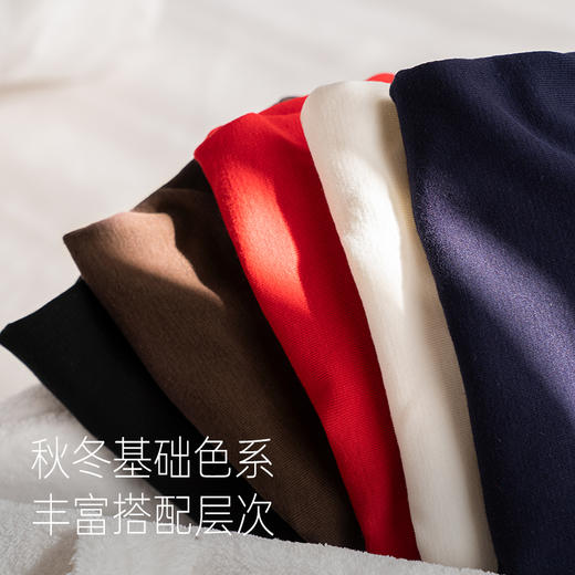 靴下物新款纯色一字领打底上衣薄款内搭外穿修身带胸垫基础背心女 商品图4