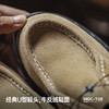 马登沙脊复古厚底袋鼠鞋男新款增高机能风懒人一脚蹬真皮休闲皮鞋 商品缩略图2