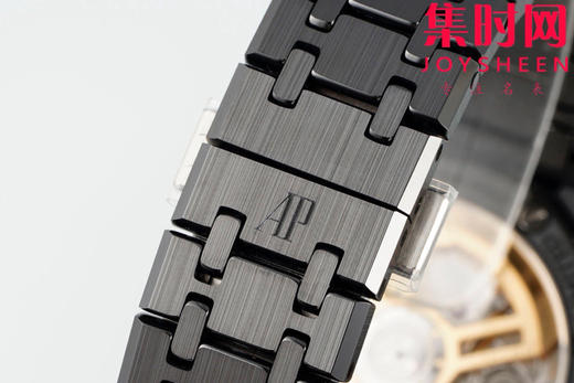 爱彼 APS皇家橡树15500系列 皇家橡树全陶瓷 15500陶瓷壳 黑陶瓷 太阳花 笑脸花朵盘 男士腕表 新到货，凭借陶瓷材质与Cal.4302一体机 商品图5