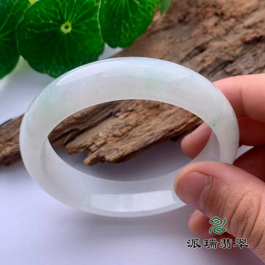 派瑞翡翠 翡翠手镯 糯冰 浅紫 商品图1