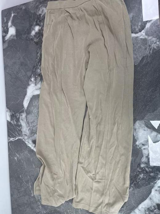 "Lululemon Softstreme 女士经典版31""高腰珠地纹开衩休闲阔腿裤" 商品图1