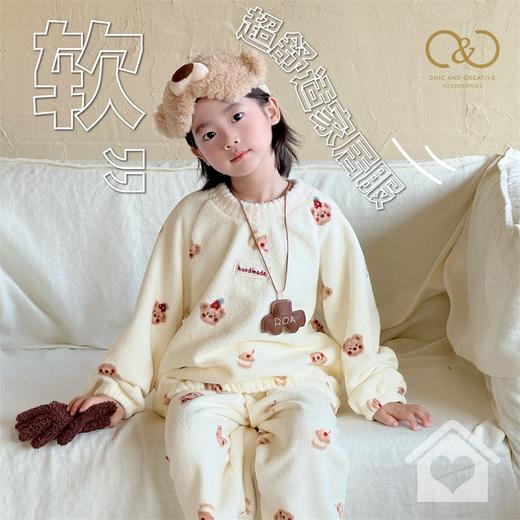 C&C 儿童宫廷风雪花绒家居服套装 软糯轻盈舒适 7款可选 商品图4