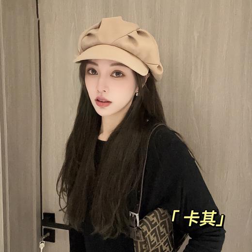 【YW】无忧购35元2件褶皱云朵贝雷帽显脸小复古报童帽百搭八角帽（截单后3-5天发货) 商品图5