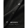 COCOBELLA多穿法不规则捏褶毛针织衫通勤黑色内搭上衣MZ3302 商品缩略图4