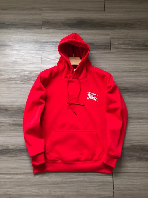 D111726新款后背字母logo男女款加绒连帽卫衣 商品图2