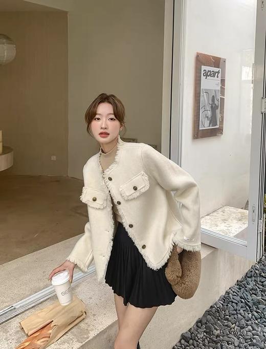 Gesamy格桑米小香拉毛羊毛大衣25W-G2573 商品图6