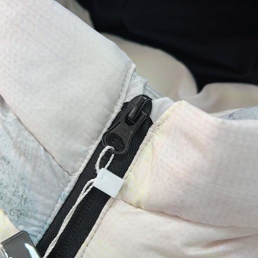 D111737冬款2025拼接设计花色满印儿童连帽羽绒服 商品图5