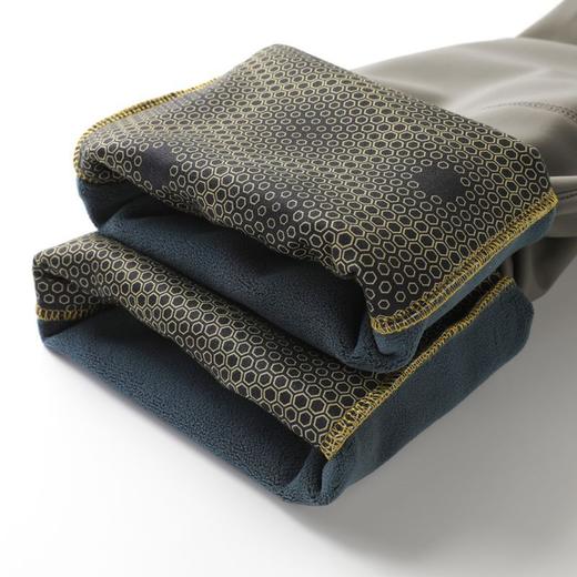 【秋冬新款】 幸运鹿加绒加厚黑金沸腾护膝防风防水男女款保暖软壳裤 商品图4