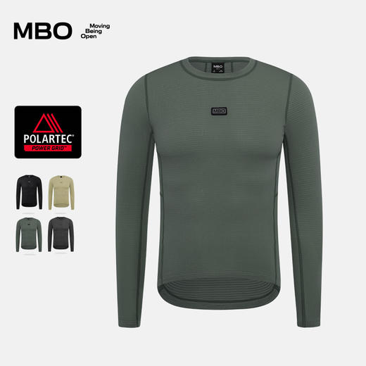 MBO Polartec® Power Grid™男子 秋冬 速干长袖打底衫 B341 吸湿排汗(经销商专拍链接，非经销商拍单不发货) 商品图3