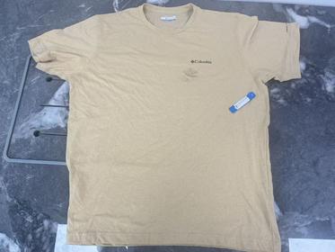 瑕疵Columbia/哥伦比亚 男士夏季印花纯色户外透气休闲圆领短袖T恤