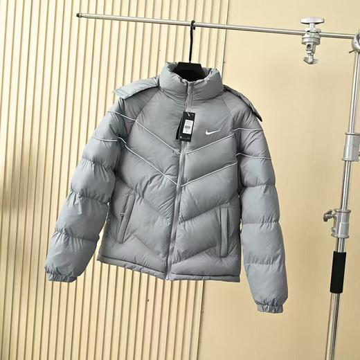 刺绣logo！加厚保暖！不压身！ 耐克钩子✓连帽棉衣，帽子可拆卸 商品图3