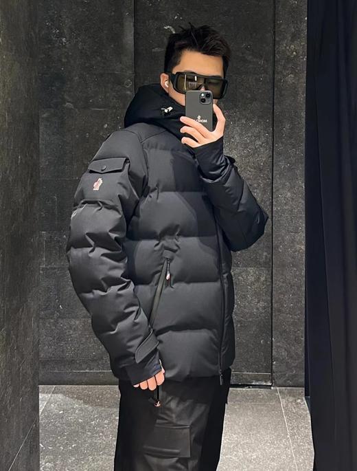 D111716双层弹性尼龙面料男士短款羽绒夹克外套羽绒服 商品图8