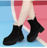新款冬季【雪地靴女款短靴】加绒复古低帮厚底靴 防滑东北大棉鞋   商品缩略图5
