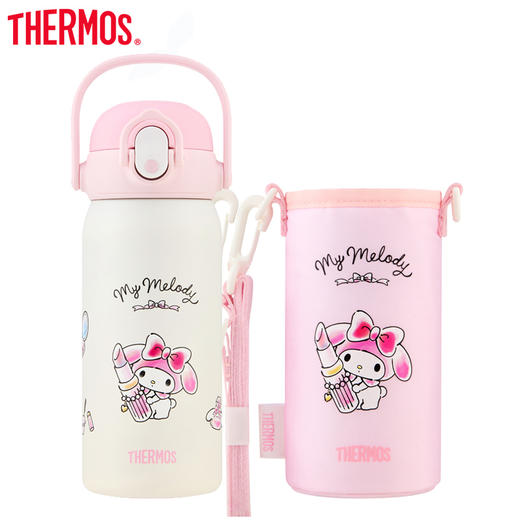 膳魔师 保温杯 吸管杯 460ml 美乐蒂&酷洛米 联名款 商品图4