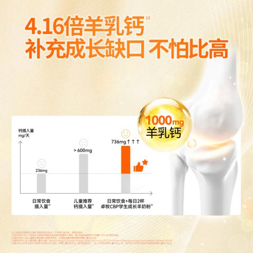 【科学追高 16.6倍CBP】卓牧CBP学生成长羊奶粉 商品图4