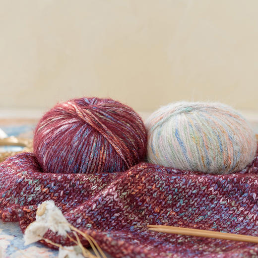 苏苏姐家印象星彩段染手工diy编织钩针棒针毯子毛衣帽围巾毛线团 商品图1