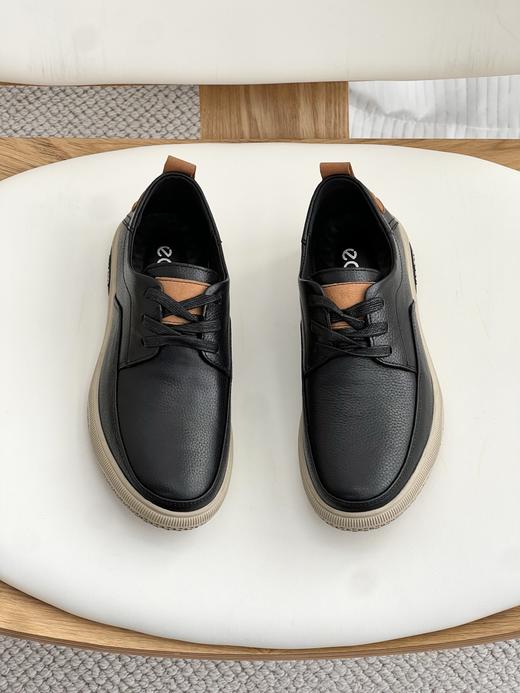 Ecco爱步休闲真皮男鞋 商品图3
