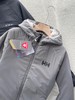 D111718男士轻薄防风透气P棉户外徒步连帽棉服 商品缩略图5
