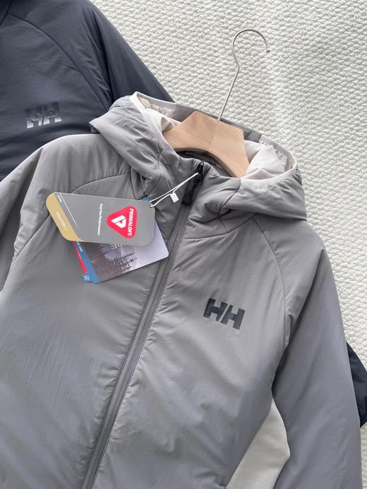 D111718男士轻薄防风透气P棉户外徒步连帽棉服 商品图5