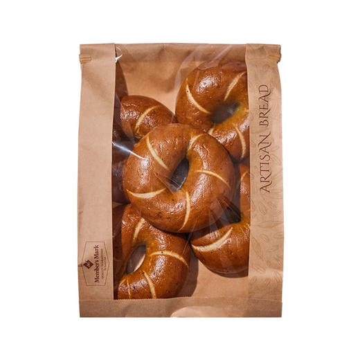 MM 山姆 Member's Mark 黑松露碱水贝果1*5‘S 商品图1