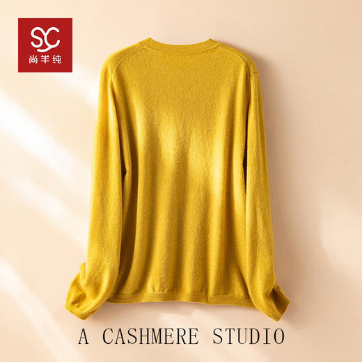 兔你欢心~小众设计感100%山羊绒衫女兔子提花宽松显瘦针织衫 商品图2