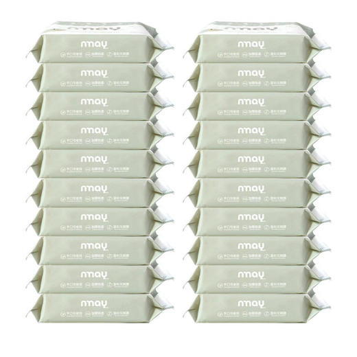 【积分兑换】德国nmay  婴儿新生儿纯水柔湿巾湿纸巾手口适用宝宝屁屁20p/包 商品图0