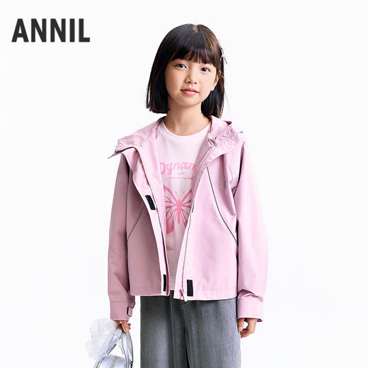 【实体店同款】女童梭织外套秋季新款安奈儿童装AG535331 商品图0
