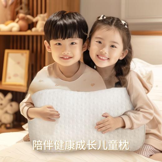 益卡思A级儿童记忆棉助睡眠透气带吸汗套可拆洗护颈枕 商品图7