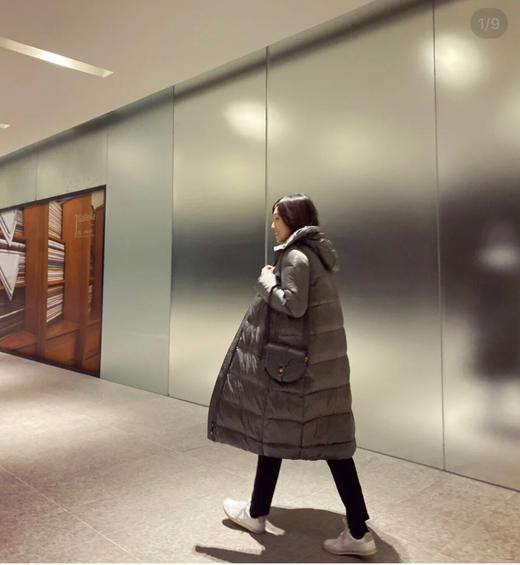 Max金属亮面及膝长款羽绒服(SS) 商品图2