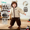 迪士尼（Disney）儿童夹棉保暖加绒羊羔毛外穿卡通外套裤子套装两件套男童童装新款 商品缩略图2