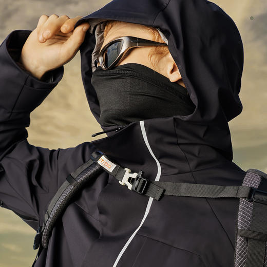 TAGX探观男式风行羽长款防水鹅绒服冬季户外防寒外套羽绒服 商品图4