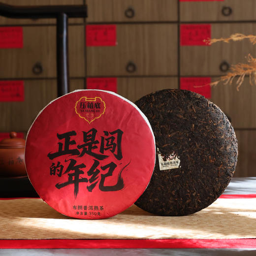 压箱底 正是闯的年纪 2020布朗普洱熟茶 饼茶 350克 商品图1