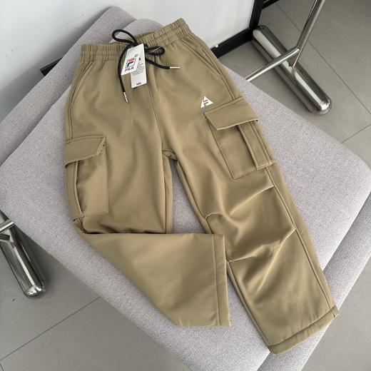 D111731冬季双兜捏褶软壳加绒四色工装裤男女宝宝款 商品图6