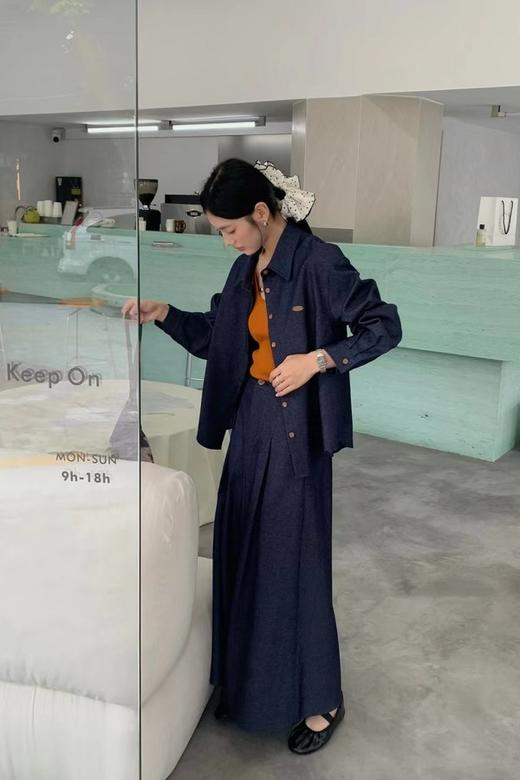 Kai & Kiera 时尚休闲简约高腰显瘦半裙套装 21573 商品图3