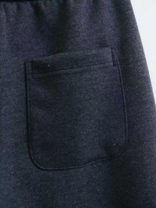 D111707温暖显瘦羊毛羽绒混纺香蕉奶奶裤休闲裤 商品图9