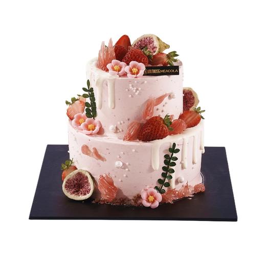 绯色莓果【动物奶油生日蛋糕W】 商品图0