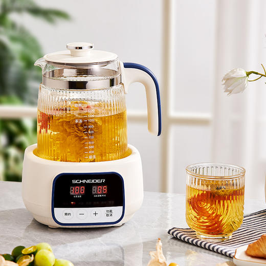 [施耐德]全玻璃花茶壶1.3L 商品图2