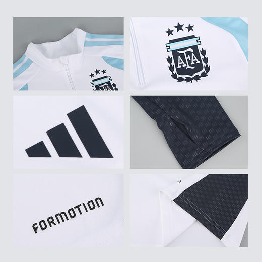 小李子ADIDAS阿迪达斯阿根廷球迷版半拉链长袖训练服成人男JY7035 商品图3