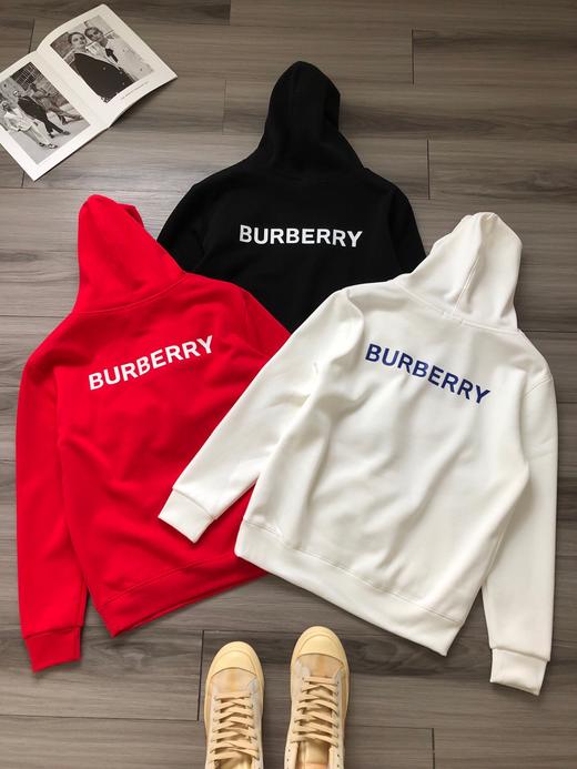 D111726新款后背字母logo男女款加绒连帽卫衣 商品图1