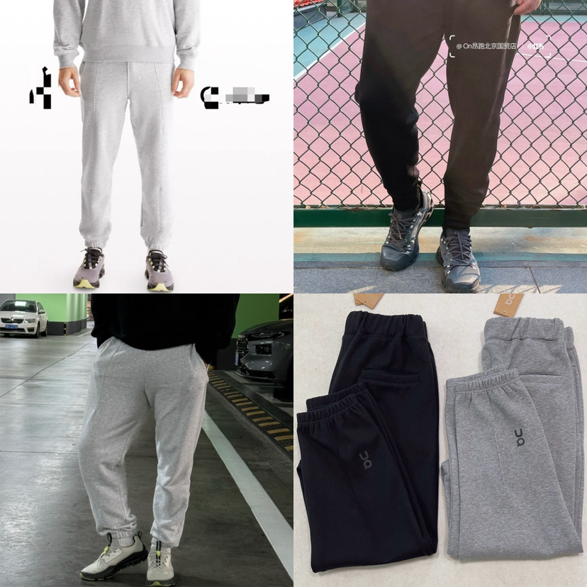 1118-2 老朱自留 渠道圆正 on男女同款加绒休闲慢跑裤 松弛休闲 舒适保暖