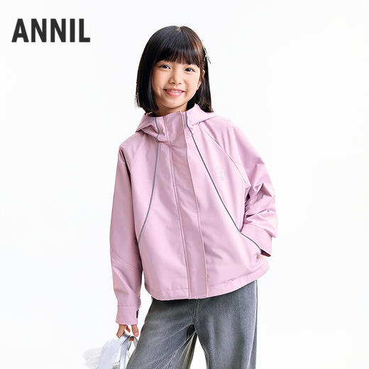 【实体店同款】女童梭织外套秋季新款安奈儿童装AG535331 商品图2