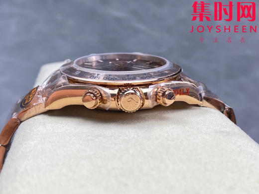 劳力士新款 QF配重版 重量170克+ 迪通拿玫金陨石面配重版 4130机 男士腕表 商品图5