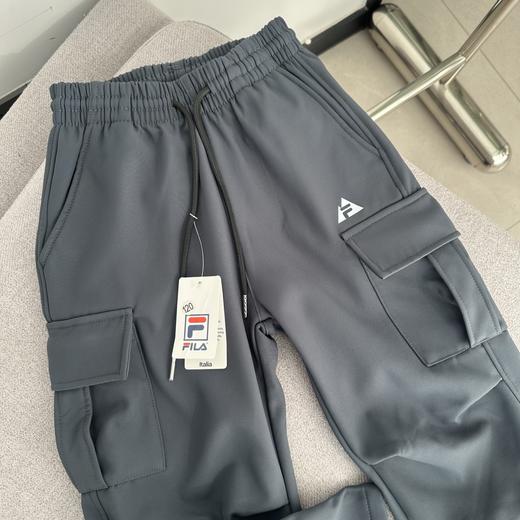 D111731冬季双兜捏褶软壳加绒四色工装裤男女宝宝款 商品图11