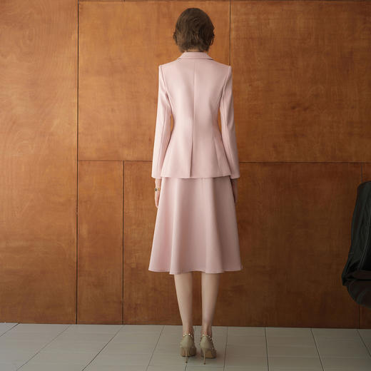 IWY/气质粉色西装套装裙女收腰显瘦主持人上镜正装职业装工作服CS2051 商品图3