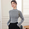 青乔慕染新款韩系半高领加绒打底衫JYF6007 商品缩略图3