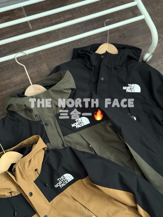 北面1990情侣款三合一冲锋衣 商品图4