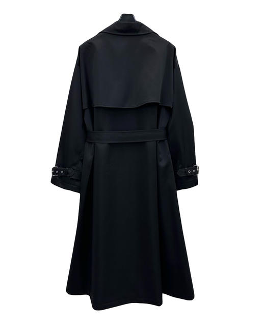 女款腰带长款风衣外套he010 商品图1