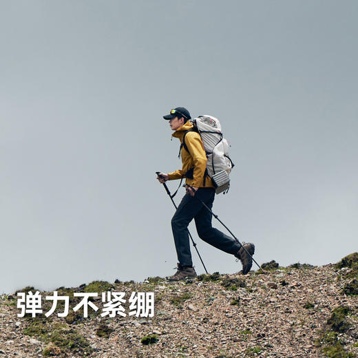 【海豹加绒】拓路者户外软壳衣秋季新款男士连帽防风保暖拉链外套 商品图4