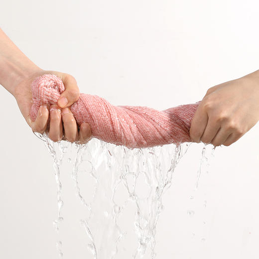 【批发】美丽雅加厚超细纤维彩条干发帽 商品图3