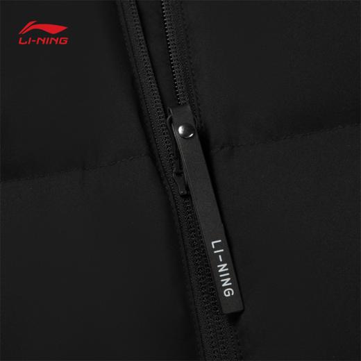 李宁女子保暖防泼水鸭绒短羽绒服AYMV198 商品图6